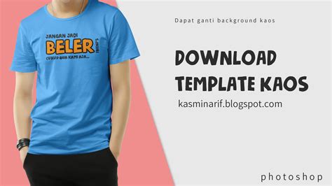 Download Template Desain Kaos Photoshop, Desain Mockup t shirt - Asal Tau