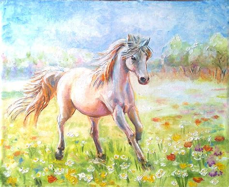 Картина со счастливой лошадью | Horse art, Horses, Moose art