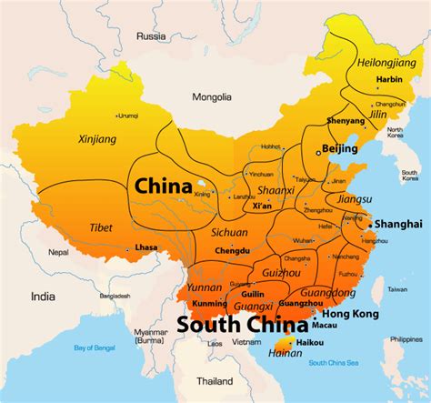 South China Map