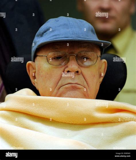 The presumable former concentration camp guard, John Demyanyuk waits ...