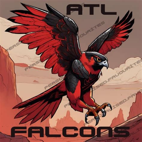 Atlanta Falcons NFL Logo Personalised - Etsy