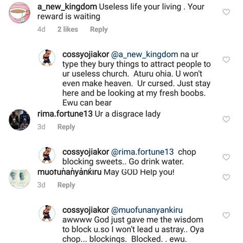 Cossy Ojiakor blocks all critics of her 'lesbian video' : Miss Petite