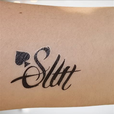 Slut Temporary Tattoo – House of Chastity