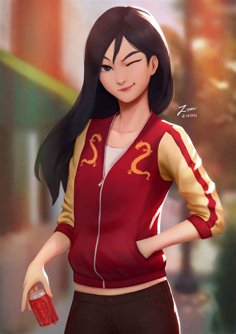 Mulan by Ibnu FM | Mulan disney, Disney fan art, Disney princess anime