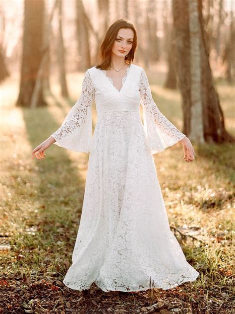 19 Bell Sleeve Wedding Dresses That Steal the Show