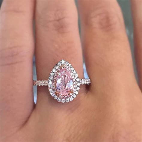 pink diamond engagement ring