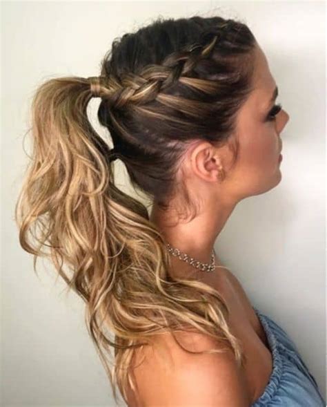 Penteado Com Trança E Rabo De Cavalo - Rabo de Cavalo com Trança – 58 Penteados c/ Um Charme a Mais!