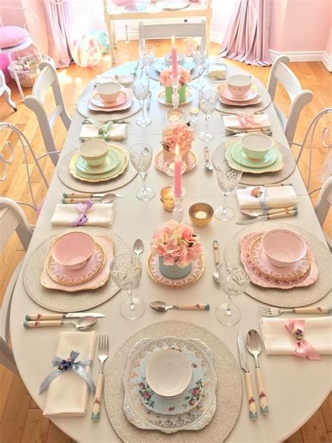 vintage shabby chic home decor pastel unicorn color pink blue light