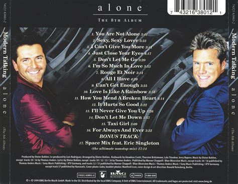 Chia sẻ nhạc Lossless & Lossy: Modern Talking: 1999 - Modern Talking ...