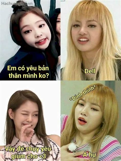 Cười muốn rụng ảnh nhóm blackpink dìm nhau vô cùng hài hước và bá đạo