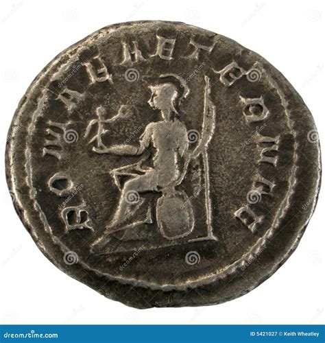 Ancient Roman silver coin editorial photography. Image of mintage - 5421027