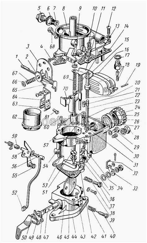 Автокаталог ГАЗ-21 (каталог 69 г.) - Карбюратор К-124