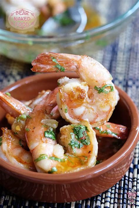 Grilled Shrimp with Roasted Garlic Sauce | Bear Naked Food