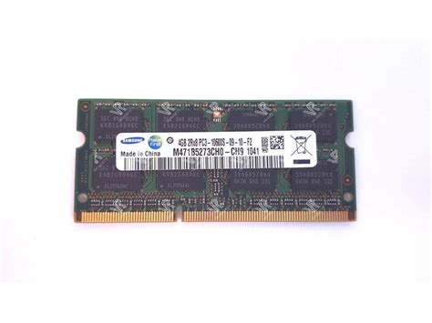 M471B5273CH0-CH9 Samsung 4gb Ddr3 1333mhz Pc3-10600 204-Pin Non-Ecc ...