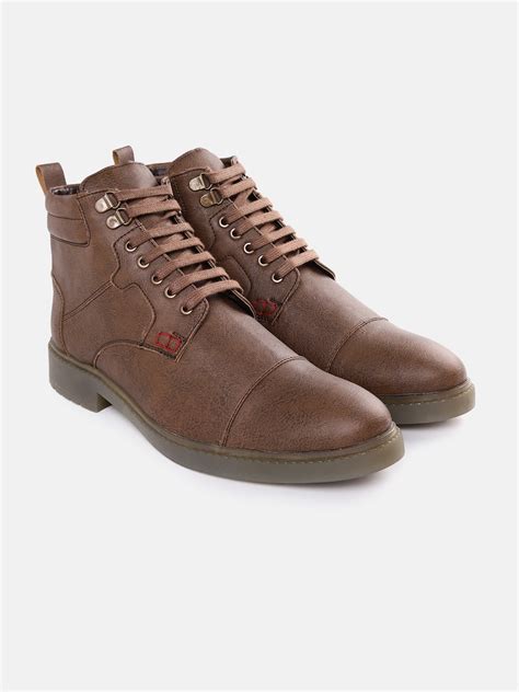 buy roadster men mid top regular boots boots  men  myntra