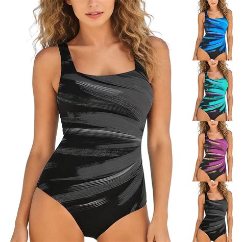 Agkizg One Piece Swimsuit for Push Up Bathing Suits Fashion One-Piece