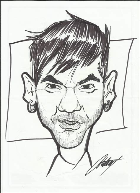 Caricaturas Em Preto E Branco - 8
