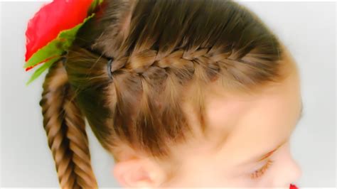 Косичка "рыбий хвост". Простая прическа в школу #6 | Easy hairstyle for ...