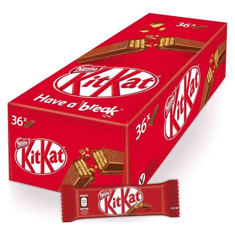 Nestle Four Finger Kit Kat Chocolate 36 x 17.7 g