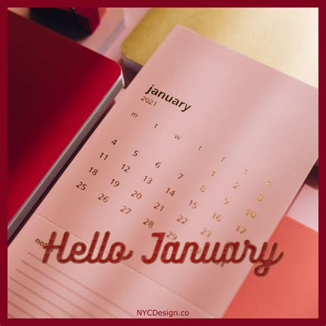 Hello January Images for Instagram and Facebook – NYCDesign.co ...