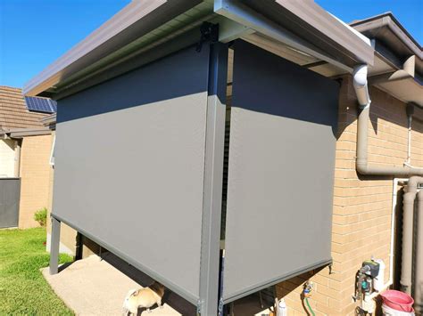 straight drop awnings straight drop blinds pazazz blinds shutters