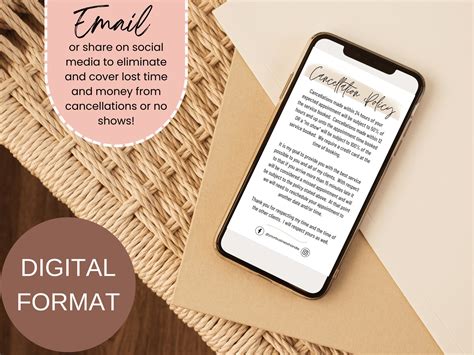 Beauty Salon Cancellation Policy Template