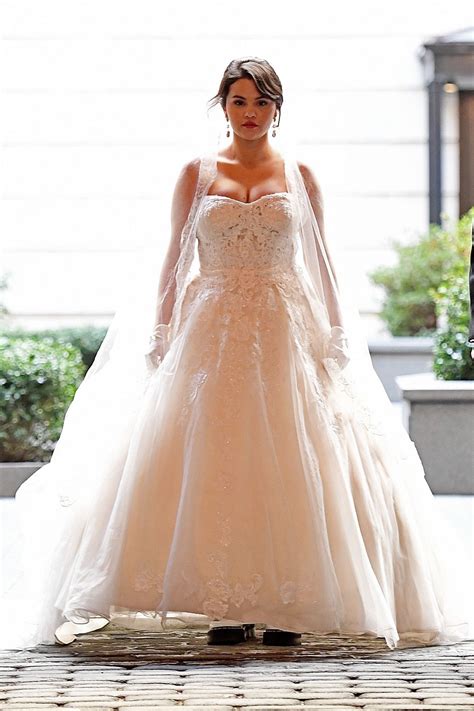 SELENA GOMEZ in a Wedding Dress on the Set of Only Murders in the