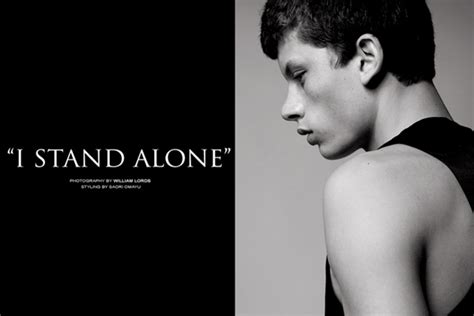 Editorial - "I Stand Alone" – The Fashionisto