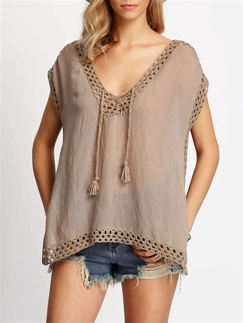 Кофейный стильный топ | Clothes for women, Online dress shopping, Jeans ...