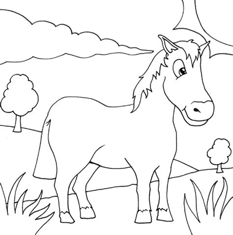 sketsa gambar hewan  gampang diwarnai  tk paud sd