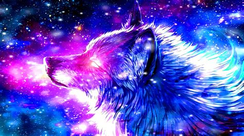 Neon Wolf Rainbow Wallpapers - Wallpaper Cave