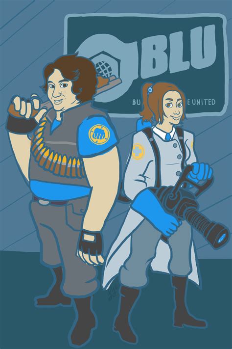 Heavy + Medic by zynwolf on DeviantArt