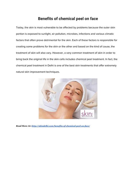 PPT - Benefits of chemical peel on face PowerPoint Presentation, free download - ID:7489862