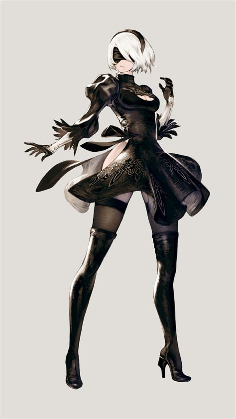A2 and 9S Revealed for NieR: Automata – SQUARE PORTAL