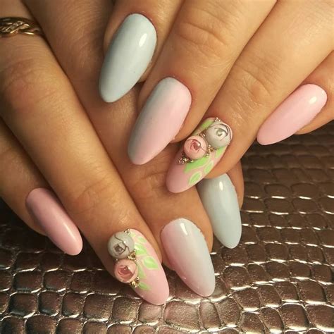Коррекция ногтей для @lenochka.79 с крутыми розами #candyball ...