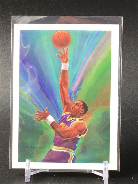 1990 NBA HOOPS KARL MALONE/UTAH JAZZ CHECKLIST