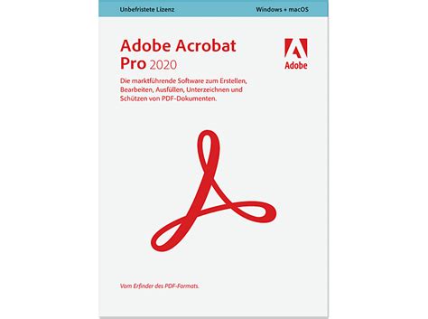 Adobe Acrobat Pro 2020 | 1 Jahr - Download - [PC/MAC] Multimedia ...