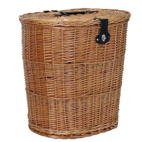 cesto  vimini gerla lux  coperchio  tracolla  cm   cm