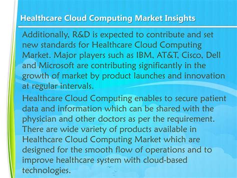 PPT - Healthcare cloud computing Market PowerPoint Presentation, free
