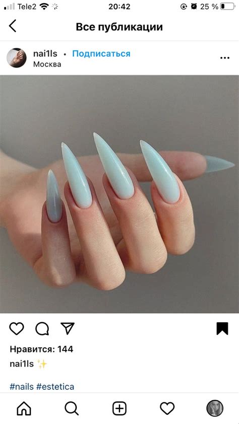 Pin by настюлик💓 on ноготки💅🏻 | Sheer nails, Long acrylic nails, Hippie ...