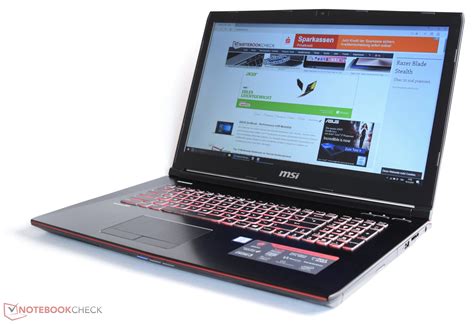 MSI GE72VR 6RF Apache Pro Notebook Review - NotebookCheck.net Reviews
