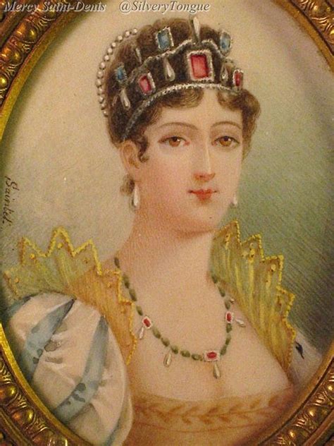 Miniature portrait of empress Josephine. | Empress josephine, Miniature ...