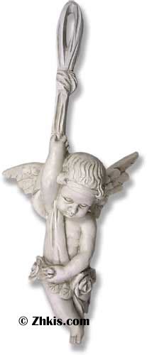 Large Hanging Cherub Statue
