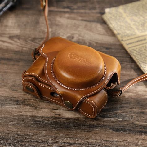 Leather Camera Bag for Canon G7X 2/3 Leather Camera Holder - Etsy