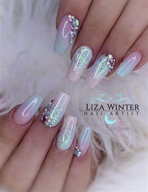 Pin by Louise McK on Nail Designs | Nail designs glitter, Coffin nails ...