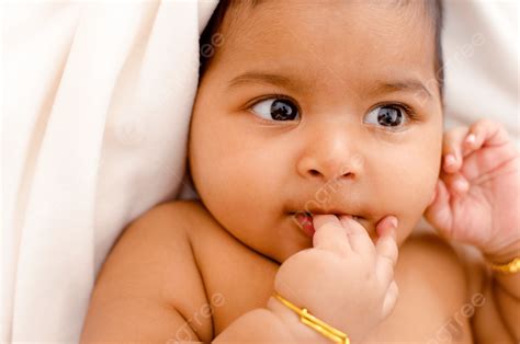 indian baby smiling