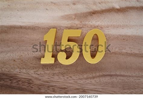 Gold Numerals 150 On Dark Brown Stock Photo 2007160739 | Shutterstock