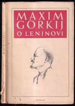 📗 O Leninovi | Maksim Gor‘kij 1952