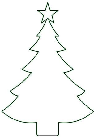 елка для вырезания из бумаги на окна трафарет Pinterest Christmas ...
