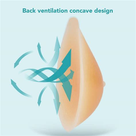 120g Breast Insert Artificial Silicone Boobs Drop Shaped Fake Breast